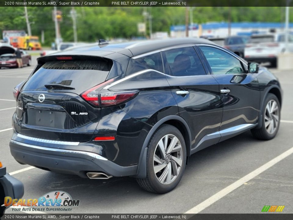 2020 Nissan Murano SL AWD Super Black / Graphite Photo #6