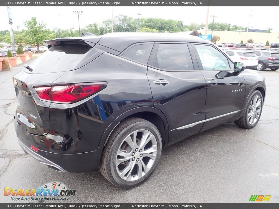 2019 Chevrolet Blazer Premier AWD Black / Jet Black/­Maple Sugar Photo #9