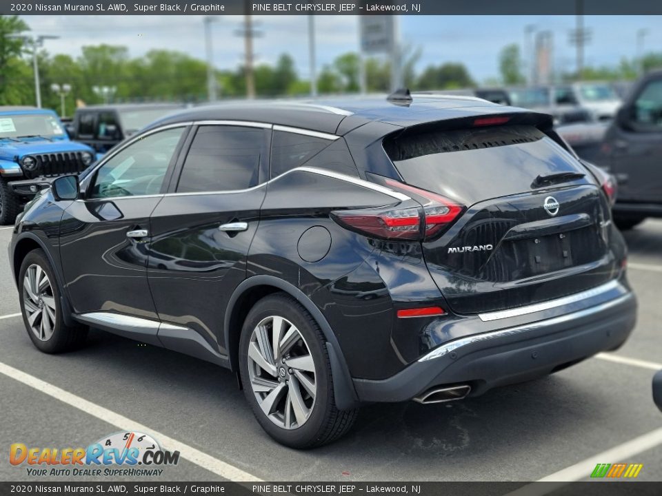 2020 Nissan Murano SL AWD Super Black / Graphite Photo #7