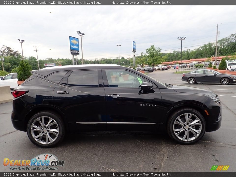 2019 Chevrolet Blazer Premier AWD Black / Jet Black/­Maple Sugar Photo #10