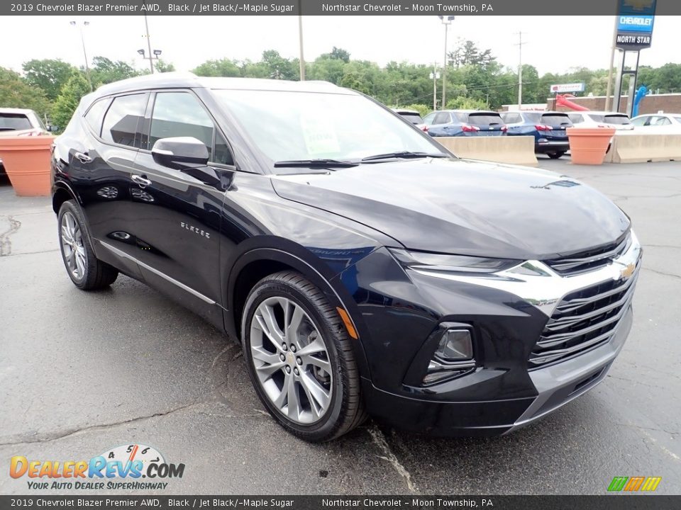 2019 Chevrolet Blazer Premier AWD Black / Jet Black/­Maple Sugar Photo #11