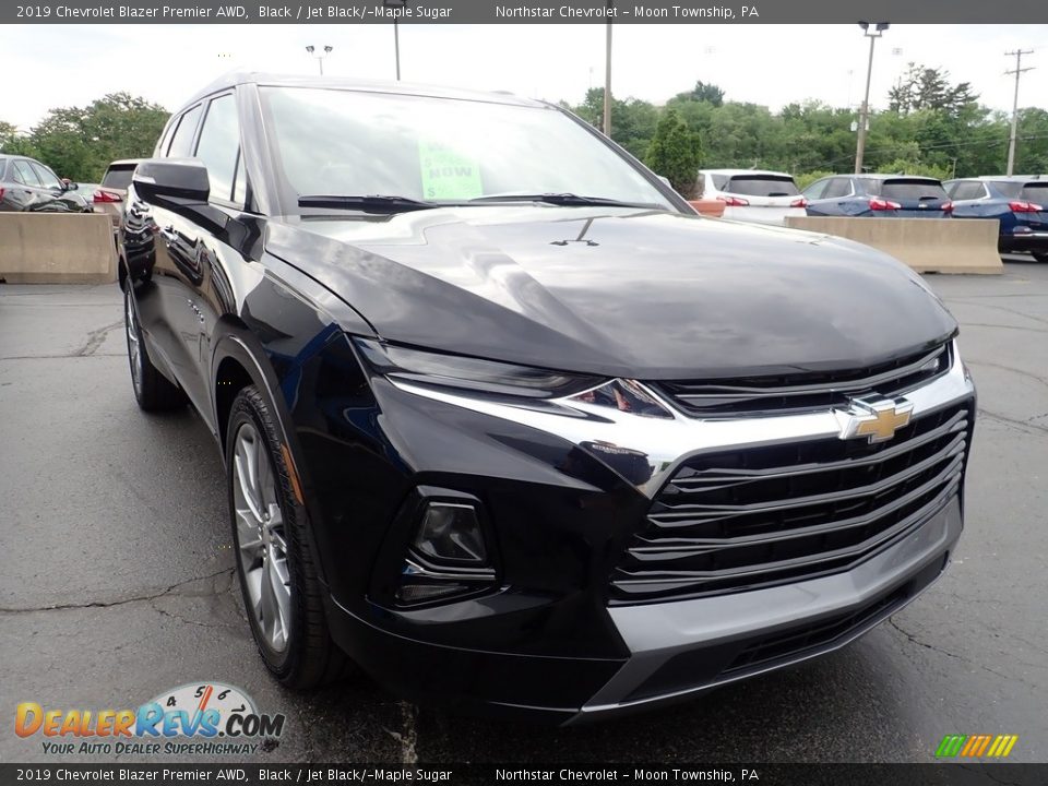 2019 Chevrolet Blazer Premier AWD Black / Jet Black/­Maple Sugar Photo #12