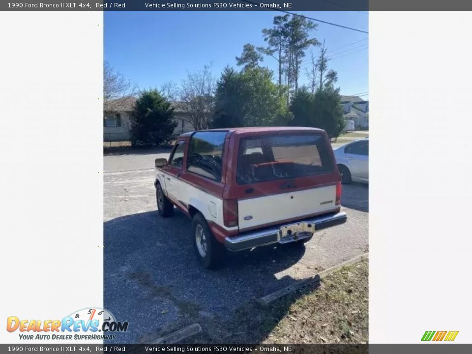 1990 Ford Bronco II XLT 4x4 Red / Red Photo #19