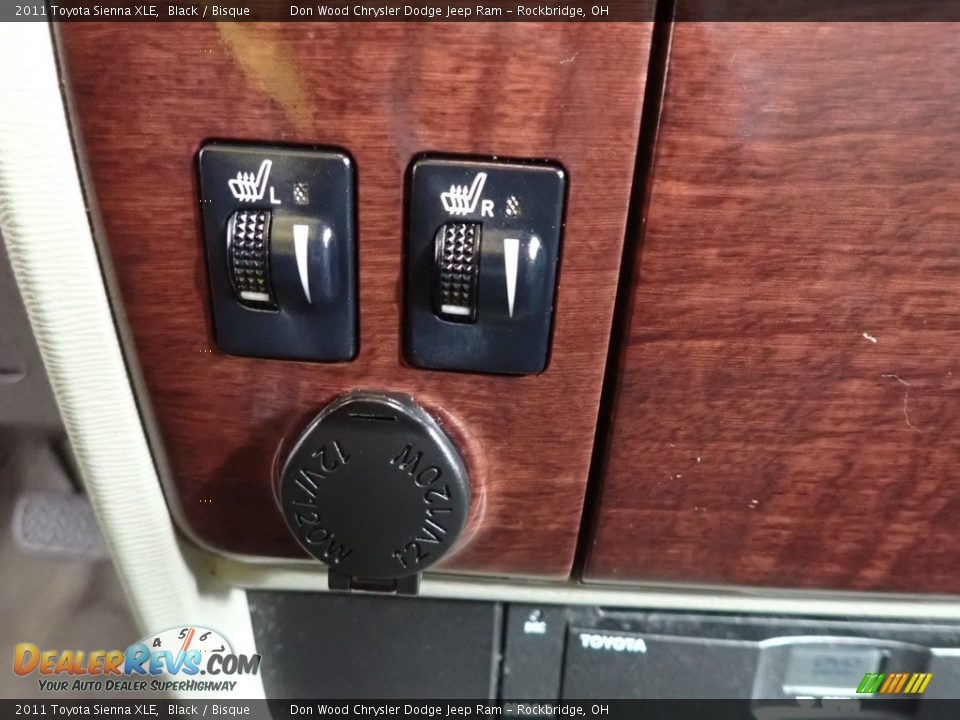 2011 Toyota Sienna XLE Black / Bisque Photo #5