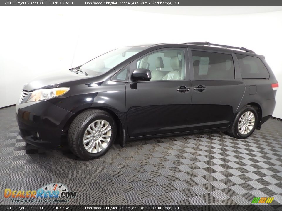 2011 Toyota Sienna XLE Black / Bisque Photo #7