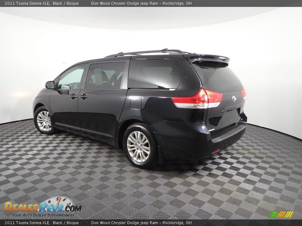 2011 Toyota Sienna XLE Black / Bisque Photo #8