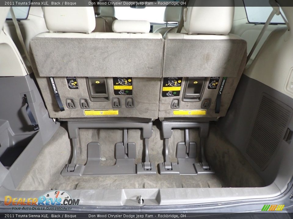 2011 Toyota Sienna XLE Black / Bisque Photo #11
