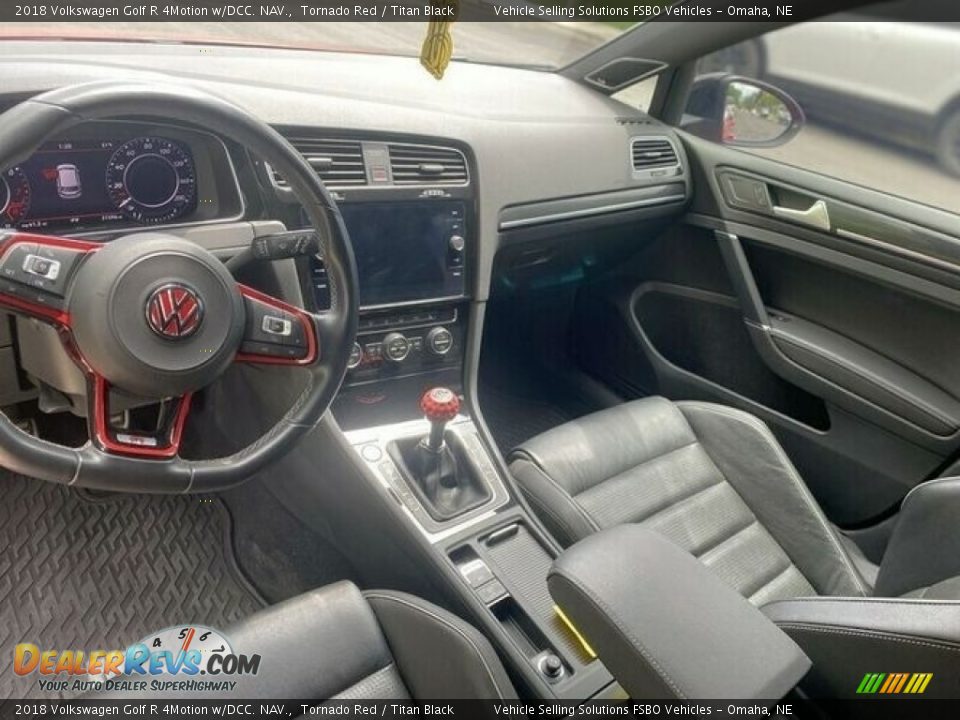 2018 Volkswagen Golf R 4Motion w/DCC. NAV. Tornado Red / Titan Black Photo #2