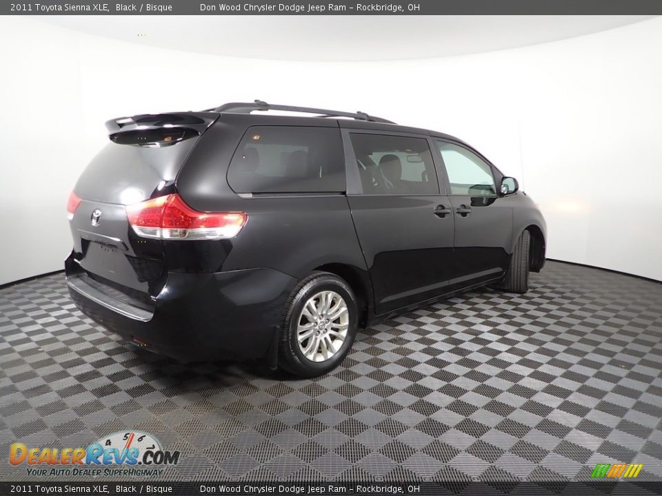2011 Toyota Sienna XLE Black / Bisque Photo #12