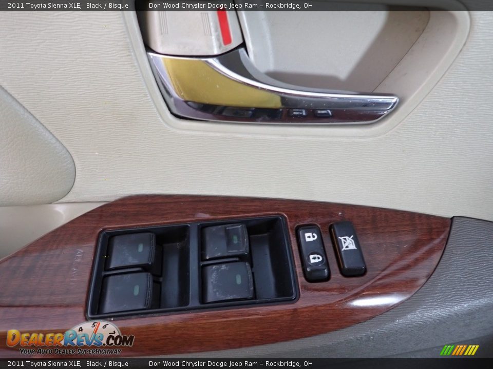 2011 Toyota Sienna XLE Black / Bisque Photo #14