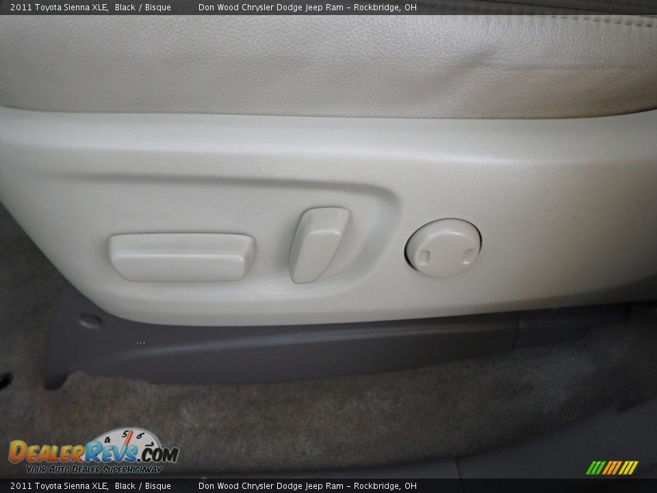 2011 Toyota Sienna XLE Black / Bisque Photo #15