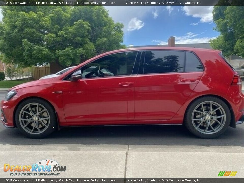 2018 Volkswagen Golf R 4Motion w/DCC. NAV. Tornado Red / Titan Black Photo #9