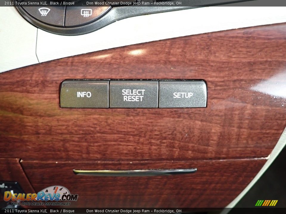 2011 Toyota Sienna XLE Black / Bisque Photo #23