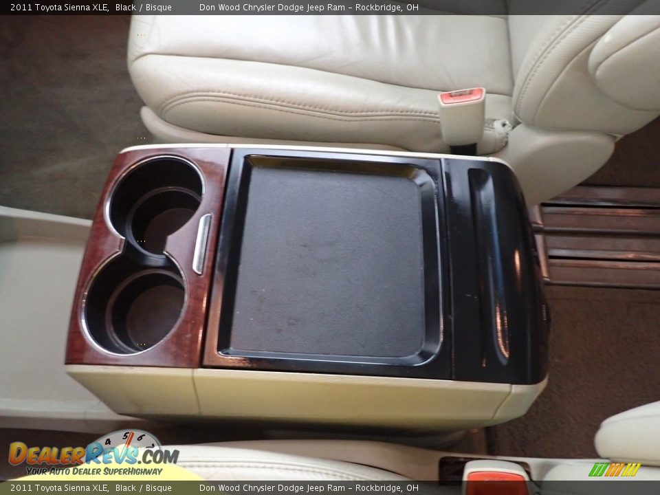 2011 Toyota Sienna XLE Black / Bisque Photo #25