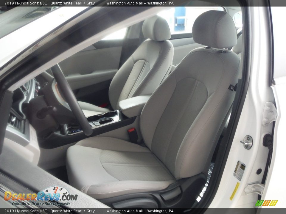 2019 Hyundai Sonata SE Quartz White Pearl / Gray Photo #10