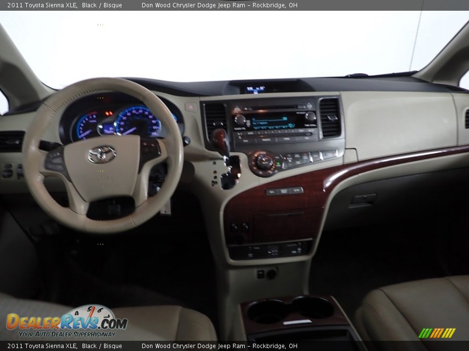 2011 Toyota Sienna XLE Black / Bisque Photo #29