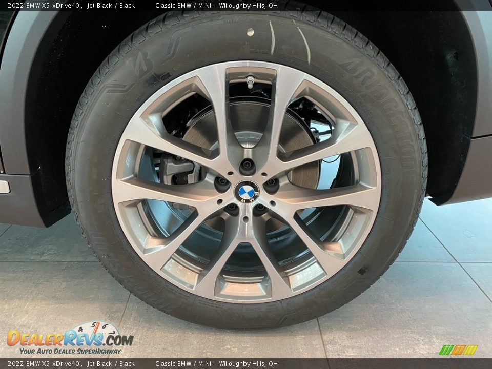 2022 BMW X5 xDrive40i Jet Black / Black Photo #3