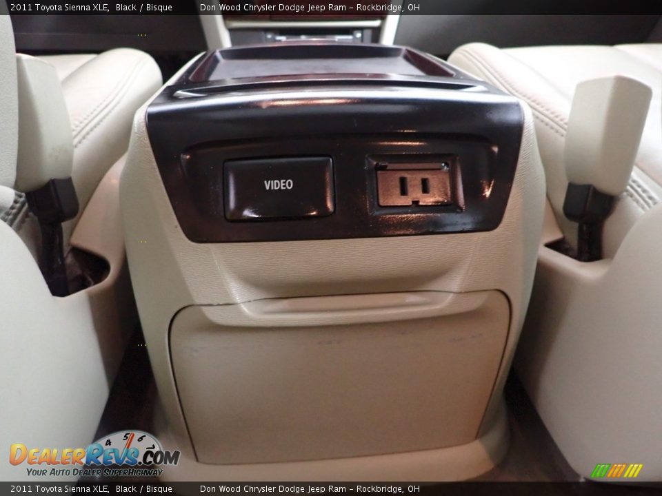 2011 Toyota Sienna XLE Black / Bisque Photo #30