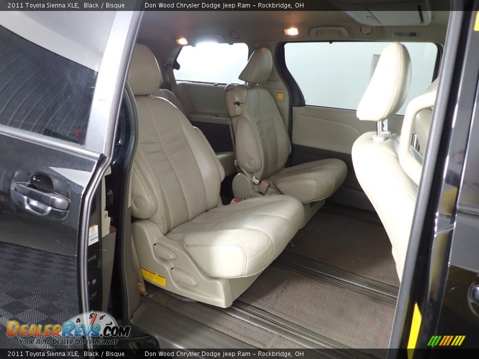 2011 Toyota Sienna XLE Black / Bisque Photo #34