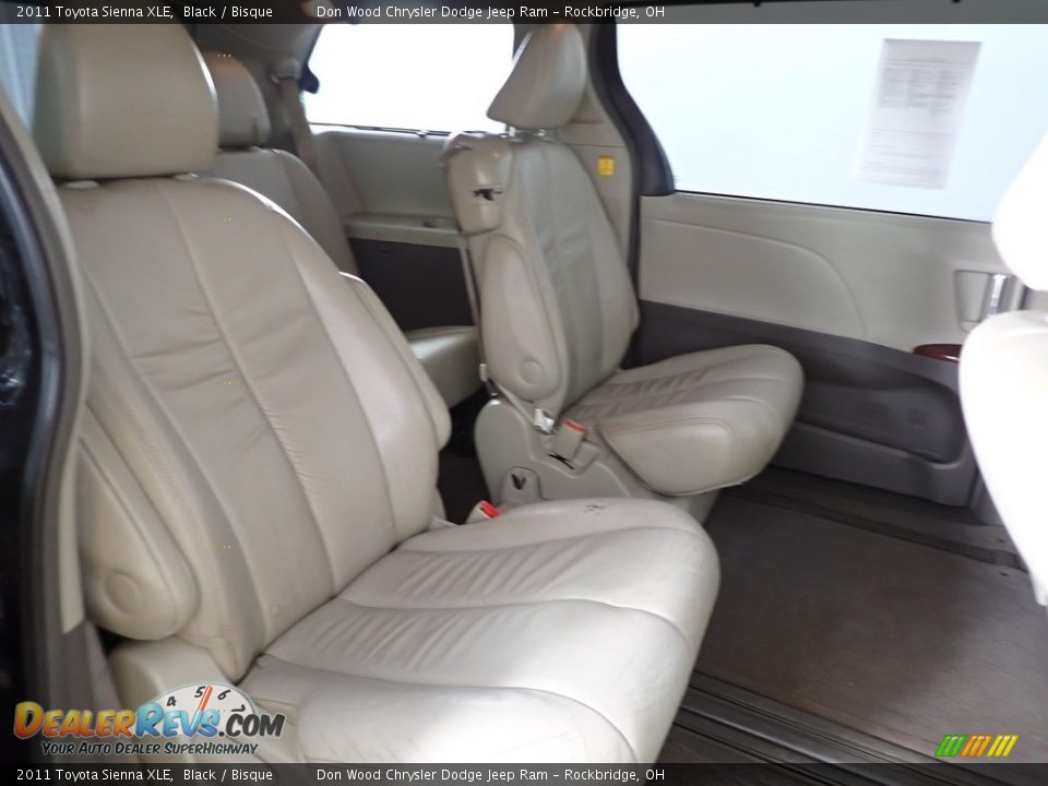 2011 Toyota Sienna XLE Black / Bisque Photo #35