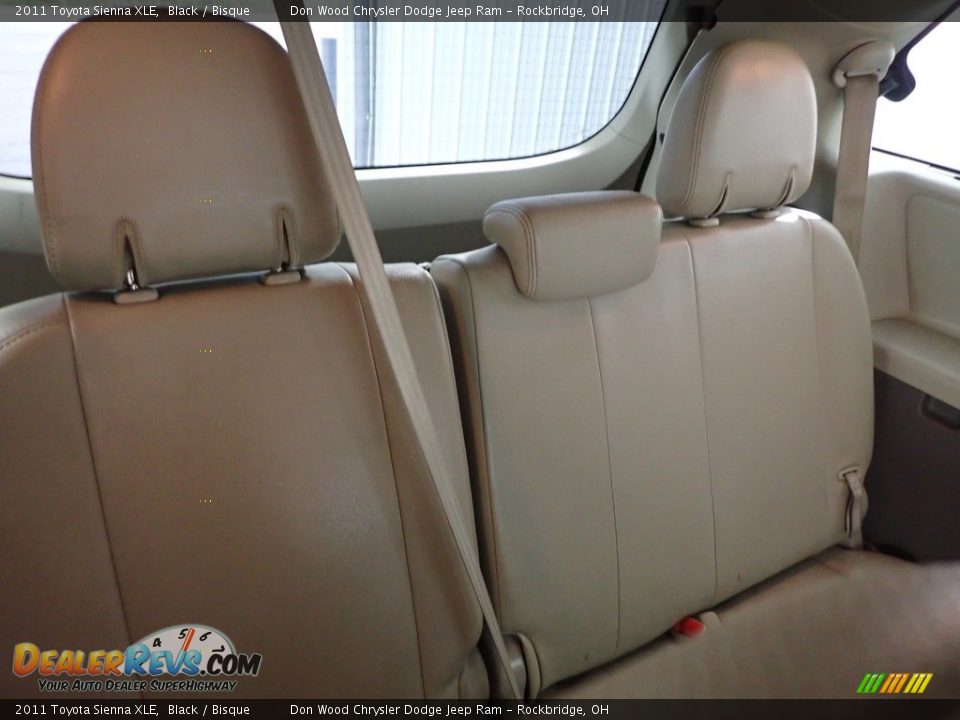 2011 Toyota Sienna XLE Black / Bisque Photo #36