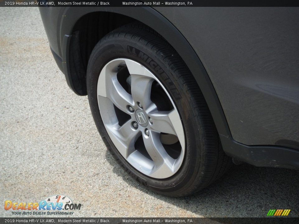 2019 Honda HR-V LX AWD Modern Steel Metallic / Black Photo #3