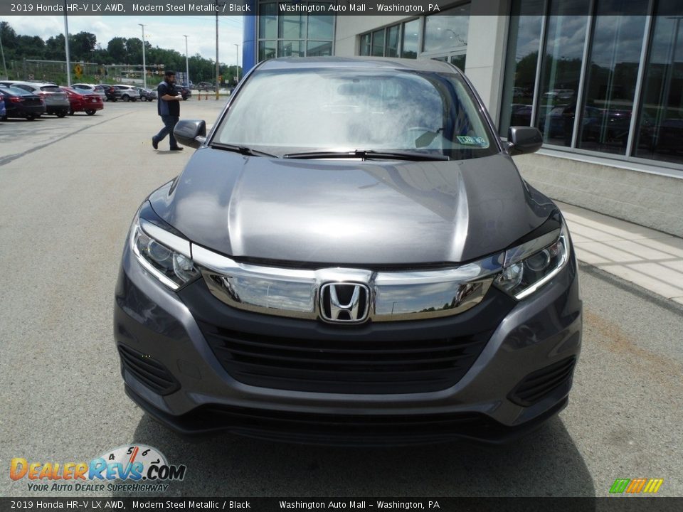 2019 Honda HR-V LX AWD Modern Steel Metallic / Black Photo #4