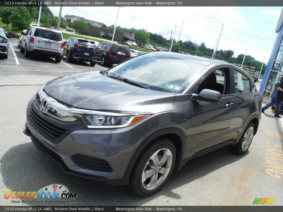 2019 Honda HR-V LX AWD Modern Steel Metallic / Black Photo #5