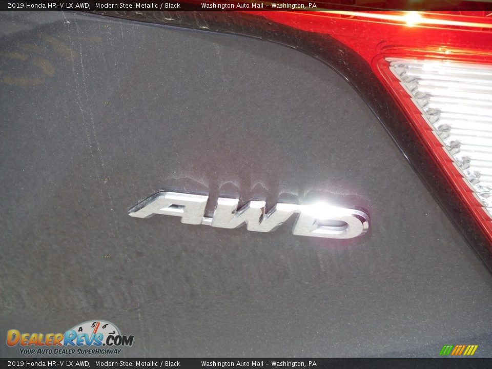 2019 Honda HR-V LX AWD Modern Steel Metallic / Black Photo #10