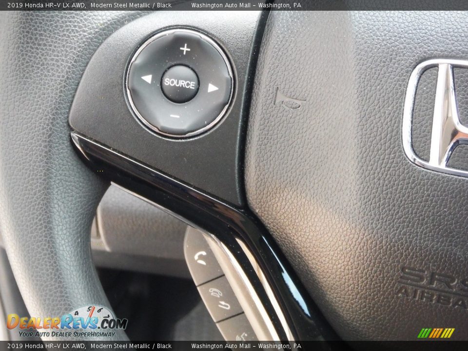 2019 Honda HR-V LX AWD Modern Steel Metallic / Black Photo #18
