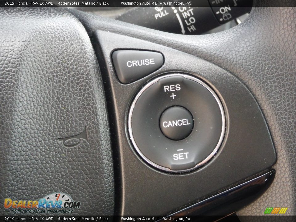 2019 Honda HR-V LX AWD Modern Steel Metallic / Black Photo #19