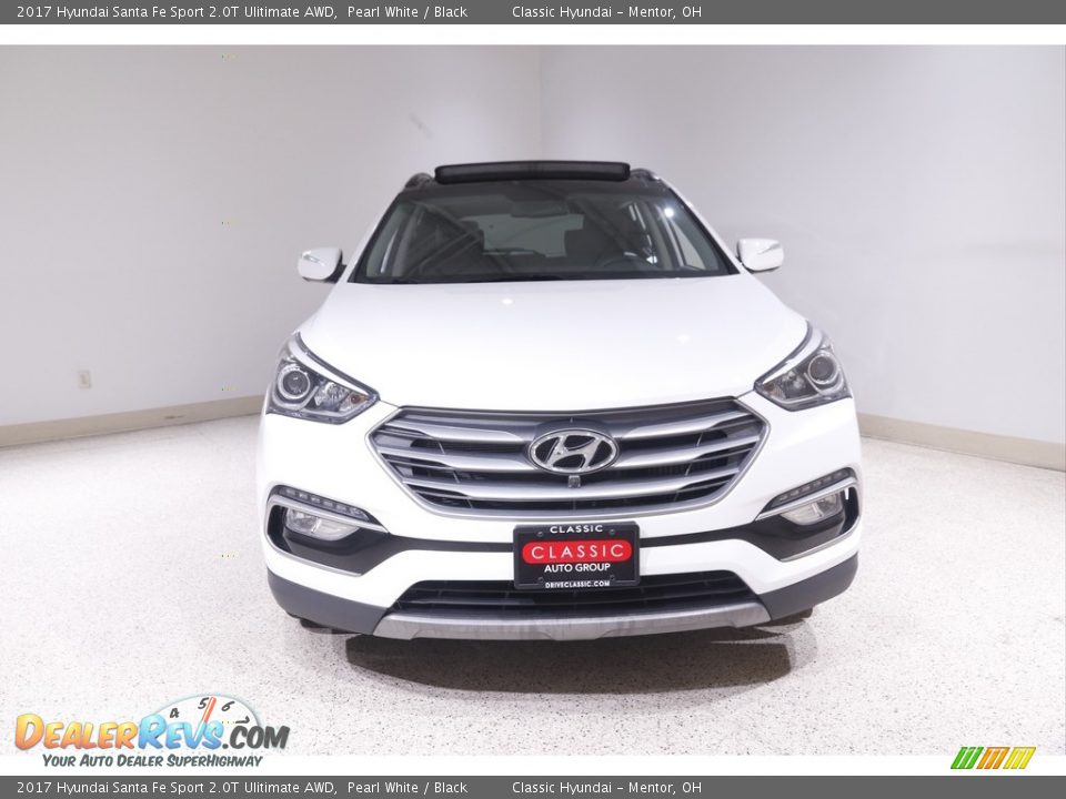 2017 Hyundai Santa Fe Sport 2.0T Ulitimate AWD Pearl White / Black Photo #2