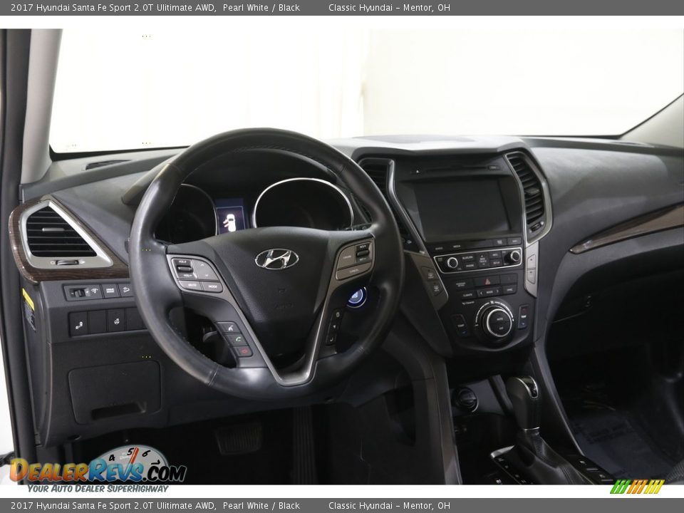 Dashboard of 2017 Hyundai Santa Fe Sport 2.0T Ulitimate AWD Photo #6