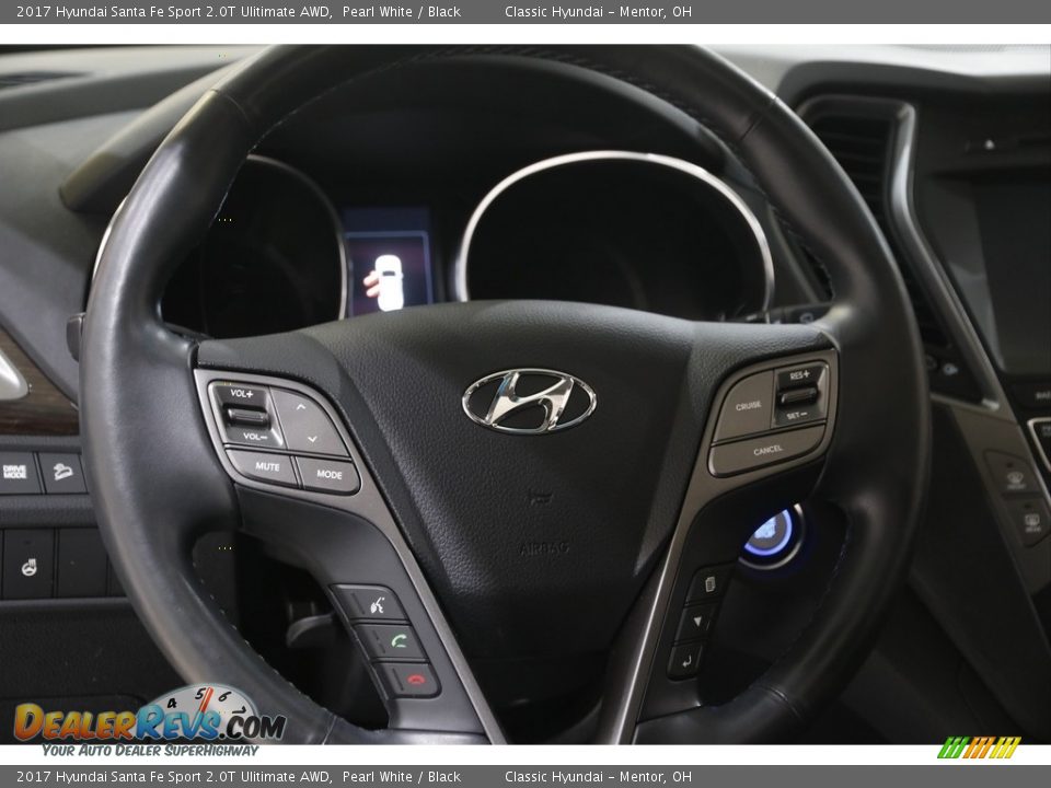 2017 Hyundai Santa Fe Sport 2.0T Ulitimate AWD Steering Wheel Photo #7