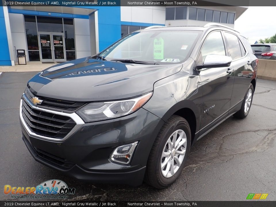 2019 Chevrolet Equinox LT AWD Nightfall Gray Metallic / Jet Black Photo #2