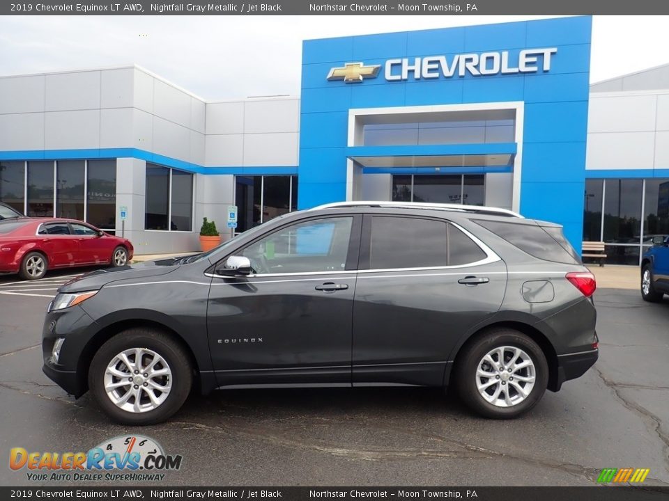 2019 Chevrolet Equinox LT AWD Nightfall Gray Metallic / Jet Black Photo #3