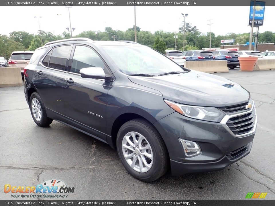 2019 Chevrolet Equinox LT AWD Nightfall Gray Metallic / Jet Black Photo #11