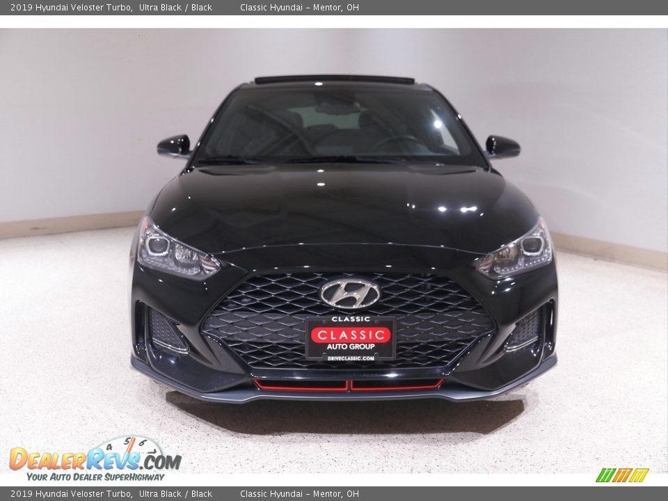 2019 Hyundai Veloster Turbo Ultra Black / Black Photo #2
