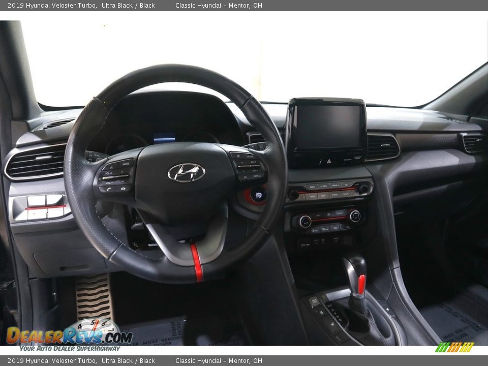 2019 Hyundai Veloster Turbo Ultra Black / Black Photo #6