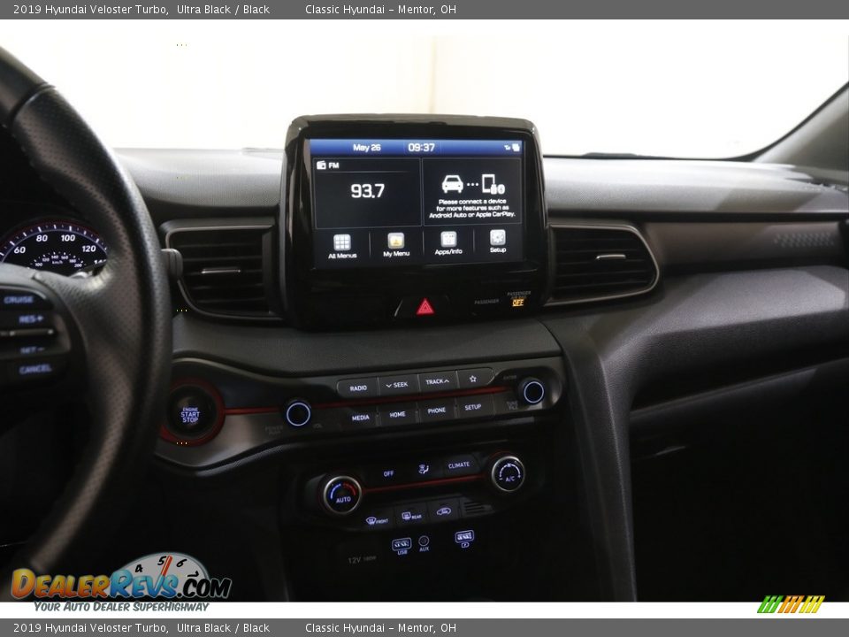 2019 Hyundai Veloster Turbo Ultra Black / Black Photo #9