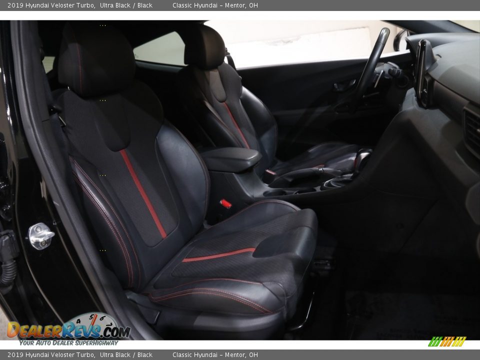 2019 Hyundai Veloster Turbo Ultra Black / Black Photo #14