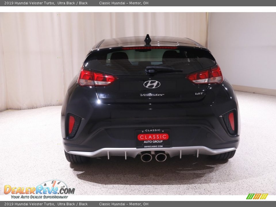 2019 Hyundai Veloster Turbo Ultra Black / Black Photo #17