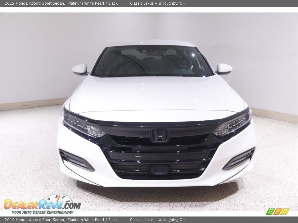 2019 Honda Accord Sport Sedan Platinum White Pearl / Black Photo #2