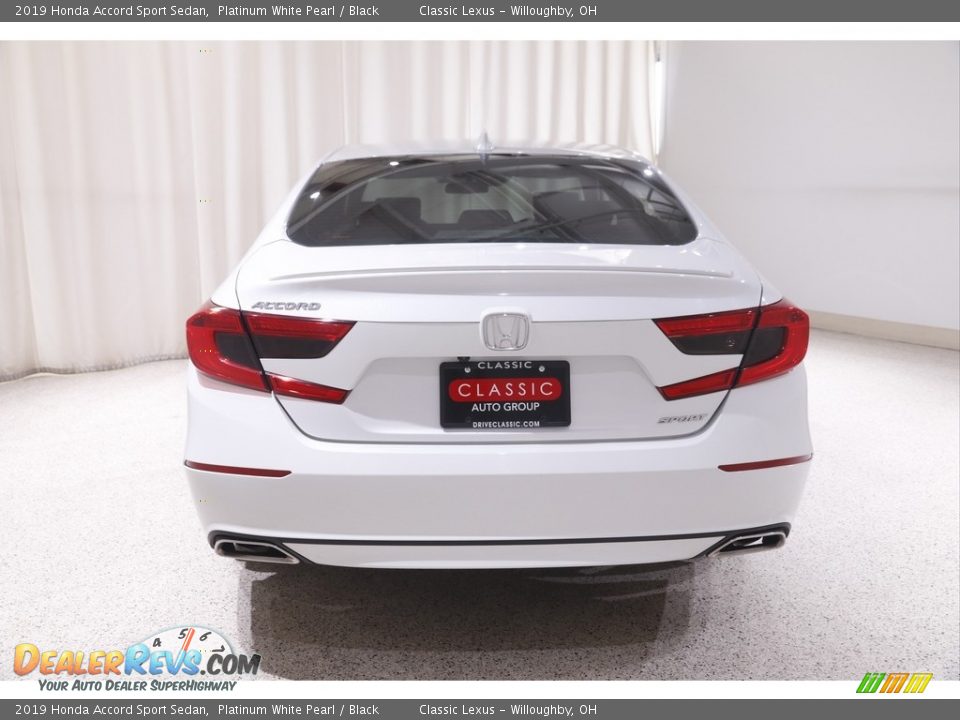 2019 Honda Accord Sport Sedan Platinum White Pearl / Black Photo #19