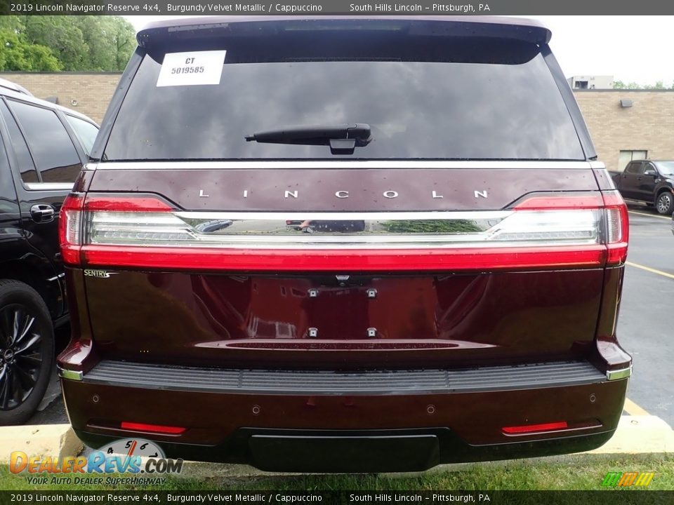 2019 Lincoln Navigator Reserve 4x4 Burgundy Velvet Metallic / Cappuccino Photo #3