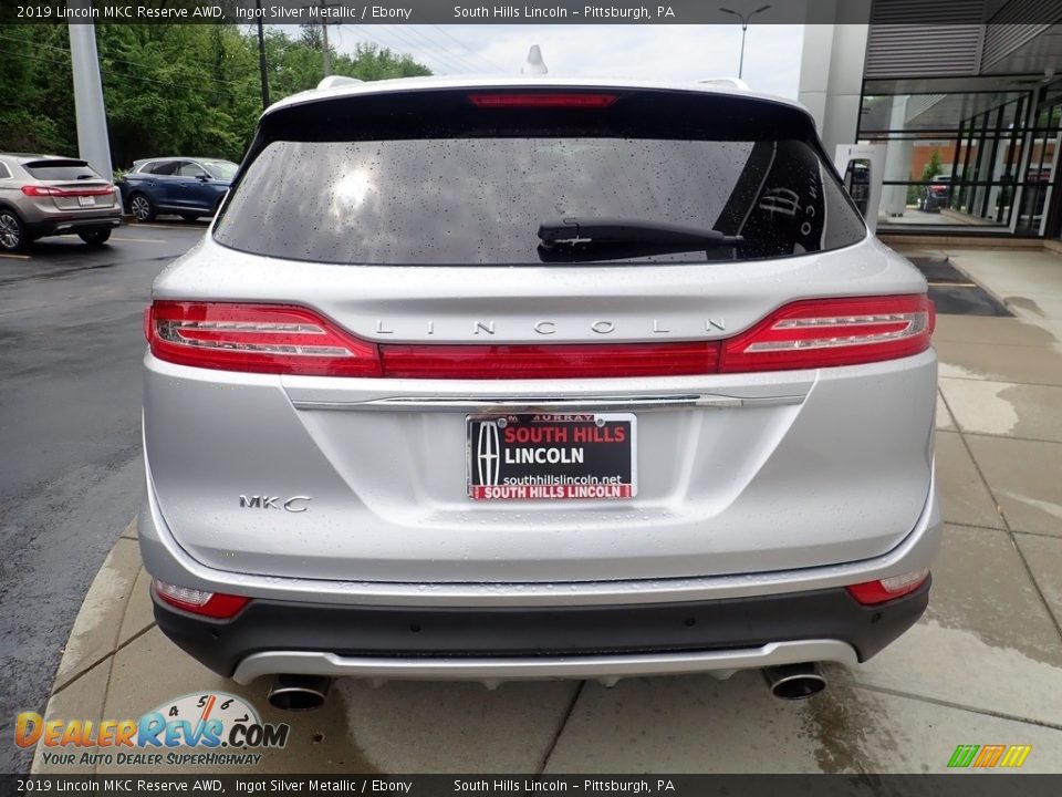 2019 Lincoln MKC Reserve AWD Ingot Silver Metallic / Ebony Photo #4