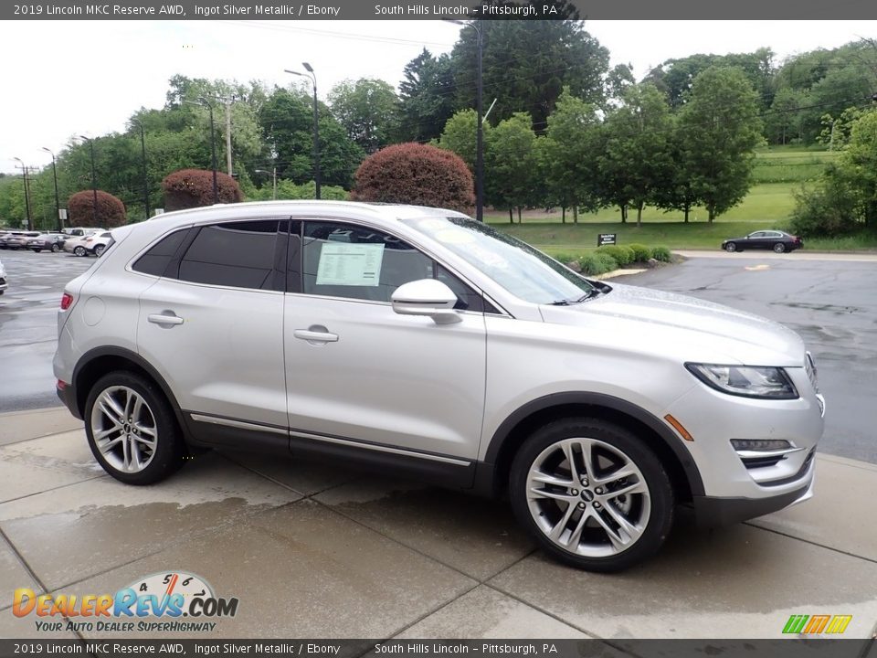 2019 Lincoln MKC Reserve AWD Ingot Silver Metallic / Ebony Photo #7