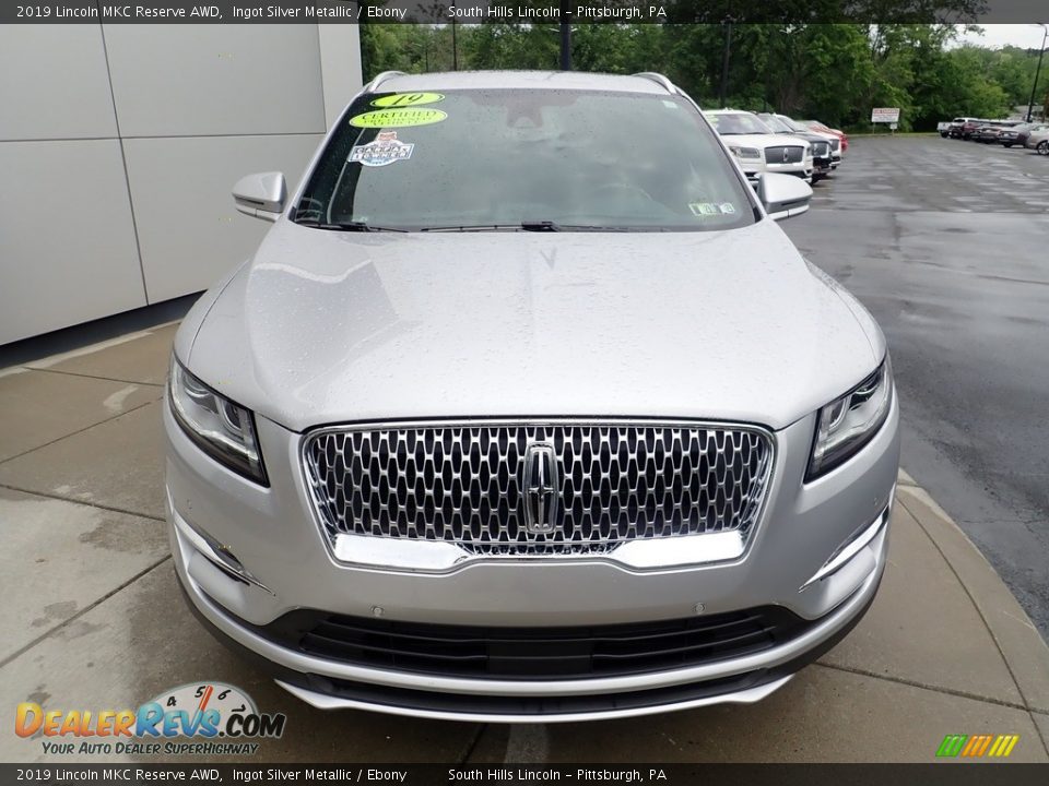 2019 Lincoln MKC Reserve AWD Ingot Silver Metallic / Ebony Photo #9