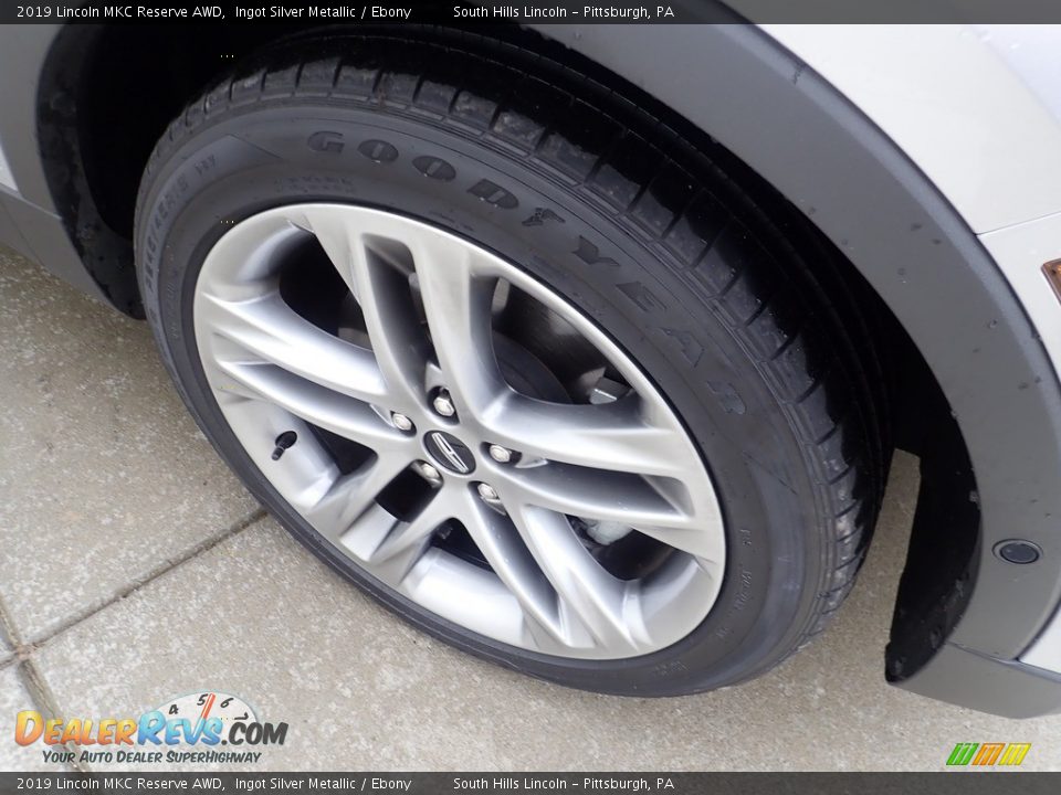 2019 Lincoln MKC Reserve AWD Ingot Silver Metallic / Ebony Photo #10