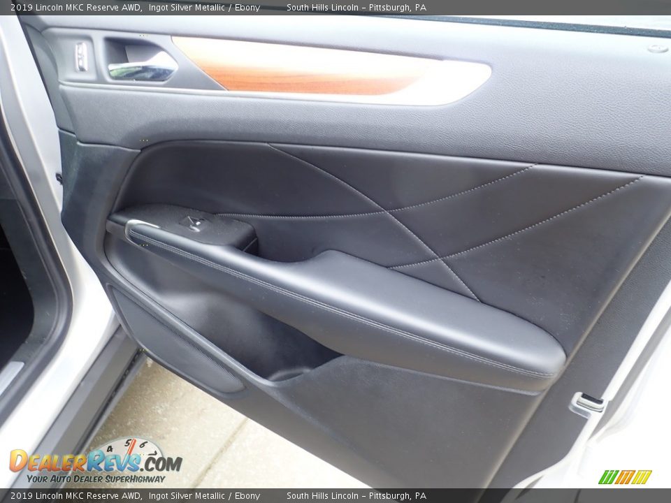 2019 Lincoln MKC Reserve AWD Ingot Silver Metallic / Ebony Photo #13